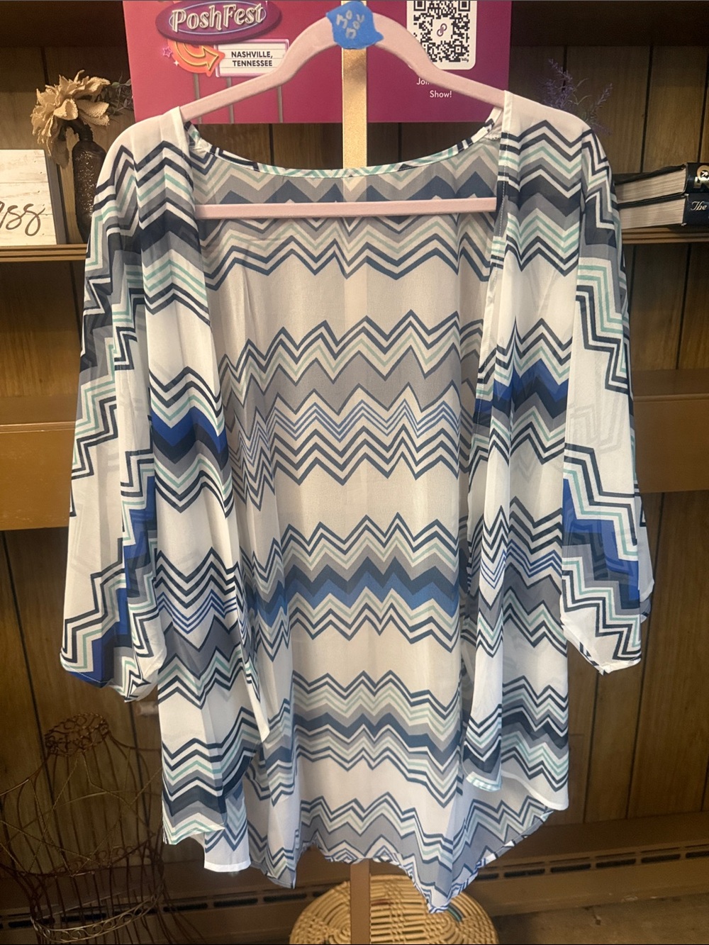 Blue & Teal Kimono